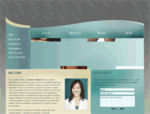 Tablet Screenshot of drcarolinemin.com